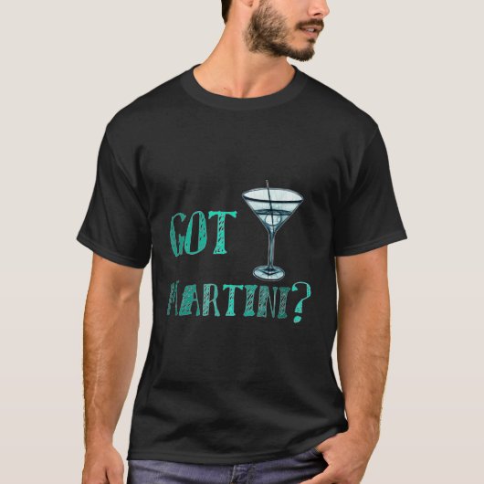 マルティ得ニおもしろいカクテルバー Tシャツ (正面)