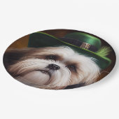 マルティ・ツー・ドッグ・イン・セント・パトリックのデイドレス ペーパープレート (アングル)