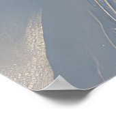 マルティTzu犬オートバイクリスマスに乗る ポスター (角)