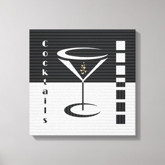 マルテストライプのニ キャンバスプリント (正面)