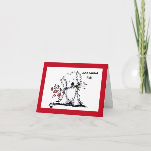 マルテーズのメモカード サンキューカード (正面)