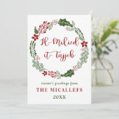 マルテーゼのクリスマスカード、カスタム シーズンカード (スタンド正面)