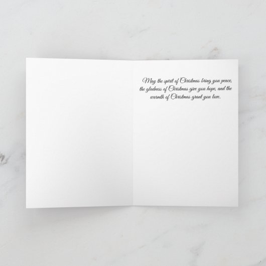 マルテーゼのホリデーカード シーズンカード (内部)