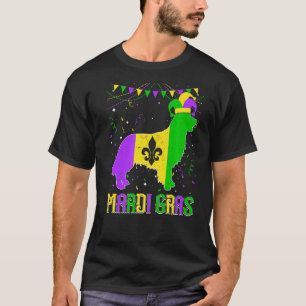マルディおもしろいグラスゴールデンレトリエバードッグパパマママママママード Tシャツ