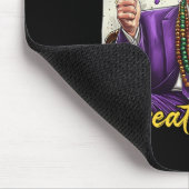 マルディおもしろいグラスドナルドトランプマルディグラスアメリカン マウスパッド (コーナー)