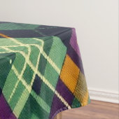 マルディアーガイルグラスイエローパープルグリーン テーブルクロス (インサイチュ)