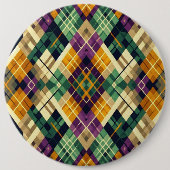 マルディアーガイルグラスイエローパープルグリーン 缶バッジ (正面)