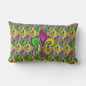 マルディエレガントグラカラフルス(紋章の)フラ・ダ・リ枕 ランバークッション (裏面)