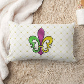 マルディエレガントグラカラフルス（紋章の）フラ・ダ・リ枕 ランバークッション (ブランケット)