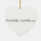 マルディカラフルグラグリッターフェザーマスク セラミックオーナメント (裏面)