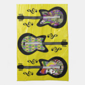 マルディカラフルグラスギタース キッチンタオル (縦)