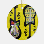 マルディカラフルグラスギタース セラミックオーナメント (左)