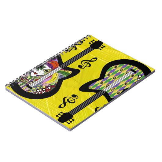 マルディカラフルグラスギタース ノートブック (左側)