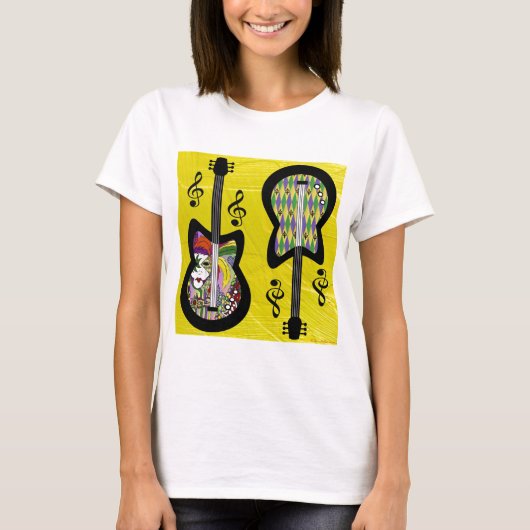 マルディカラフルグラスギタース Tシャツ (正面)