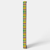 マルディカラフルグラスギンガパターン（の模様が）あるム SAMSUNG GALAXYケース (左側面)