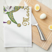 マルディカラフルグラスジェスタースマスク キッチンタオル (四つ折り)