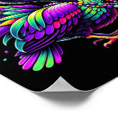 マルディカラフルグラスペリカンルイジアナジェスターハットB ポスター (角)