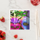 マルディカラフルグラスマスクナプキンス スタンダードカクテルナプキン (インサイチュ)