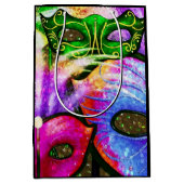 マルディカラフルグラスマスク抱き枕 ミディアムペーパーバッグ (正面)