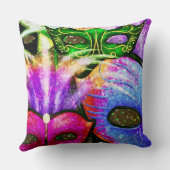 マルディカラフルグラスマスク装飾用クッション クッション (裏面)