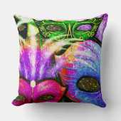 マルディカラフルグラスマスク装飾用クッション クッション (正面)