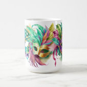 マルディカラフルグラスマスク コーヒーマグカップ (中央)