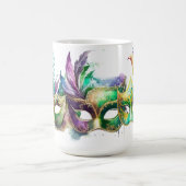 マルディカラフルグラスマスク コーヒーマグカップ (中央)