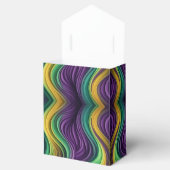 マルディカラフルグラス波パターン（の模様が）ある フェイバーボックス (オープン)