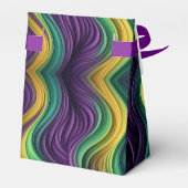 マルディカラフルグラス波パターン（の模様が）ある フェイバーボックス (裏面サイド)