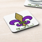 マルディカラフルグラス（紋章の）フラ・ダ・リ コースター (左側)