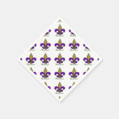 マルディカラフルグラス（紋章の）フラ・ダ・リ スタンダードカクテルナプキン (角)