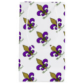 マルディカラフルグラス（紋章の）フラ・ダ・リ スモールペーパーバッグ (正面)