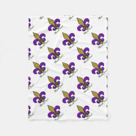 マルディカラフルグラス（紋章の）フラ・ダ・リ フリースブランケット