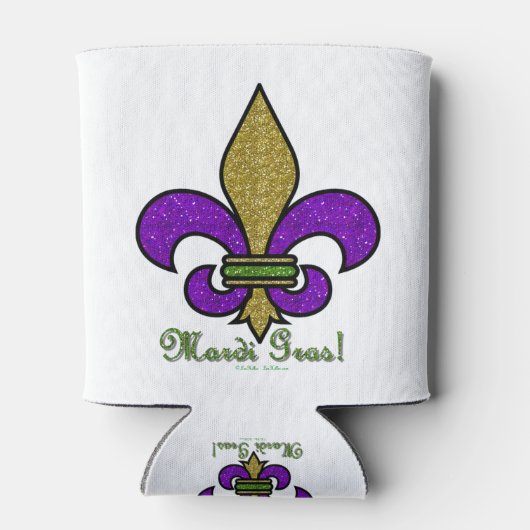 マルディカラフルグラス(紋章の)フラ・ダ・リ 缶クーラー (裏面)