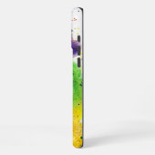 マルディカラフルグラス（紋章の）フラ・ダ・リ iPhoneケース (左側面)