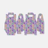 マルディカラフルグラパターン（の模様が）あるス フェイバーボックス (折り畳みなし)