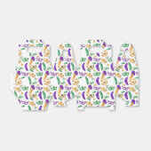 マルディカラフルグラパターン（の模様が）あるス フェイバーボックス (折り畳みなし)