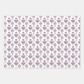 マルディクールグラスのタイルパーティー ラッピングペーパーシート (正面)