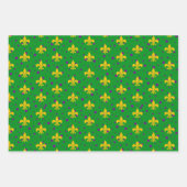 マルディクールグラスタイルストライプ模様 ラッピングペーパーシート (正面)