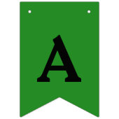 マルディグパーソナライズされたラバナー バンティングフラッグ (第1の旗)