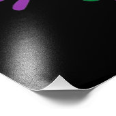 マルディグラが何かおかしな物を投げつける フォトプリント            (角)