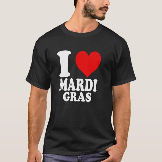 マルディグラが大好き Tシャツ (正面)