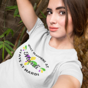 マルディグラで起こるおもしろいこと Tシャツ