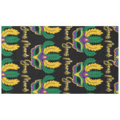 マルディグラのマスク テーブルクロス (正面(横))