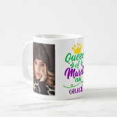 マルディグラの女王 写真入りコーヒーマグ コーヒーマグカップ (正面左)