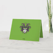 💚💜💛マルディグラの振動 カード (裏面)