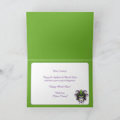 💚💜💛マルディグラの振動 カード (内部)