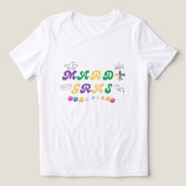マルディグラの祝祭を愛す トライブレンドTシャツ