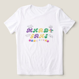 マルディグラの祝祭愛Tシャツ トライブレンドTシャツ