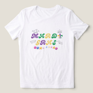 マルディグラの祝祭愛Tシャツ トライブレンドTシャツ